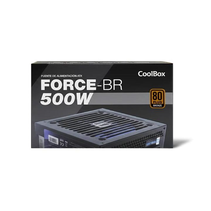 CoolBox ATX POWER SUPPLY FORCE-BR 500W 80+ BRONZE RETAIL (100V-240V)
