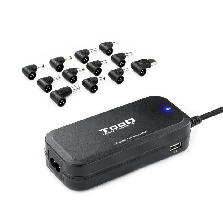 TooQ TQLC-90BS02AT adaptador e inversor de corrente Interior 90 W…
