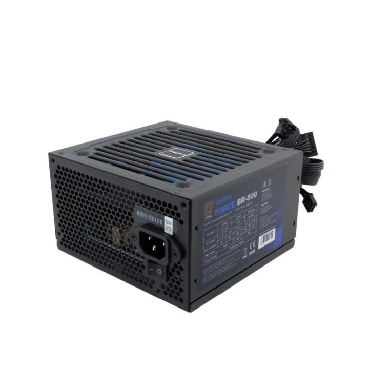 CoolBox ATX POWER SUPPLY FORCE-BR 500W 80+ BRONZE RETAIL (100V-240V)