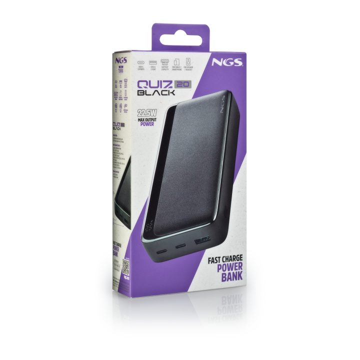NGS QUIZ 20 20000 mAh Preto