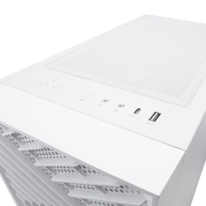 CoolBox GAMING CAJA ATX GA300 GRIDLINE ARGB WHITE USB-C 3.2 GEN1 SIN…
