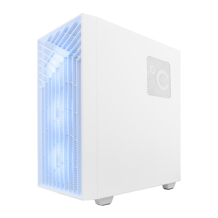 CoolBox GAMING ATX CASE GA300 GRIDLINE ARGB WHITE USB-C 3.2 GEN1 NO…