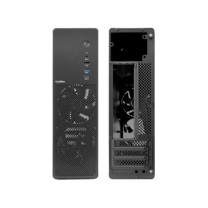 CoolBox CAIXA MATX SLIM T100 USB-C 3.2 GEN1 FULL METAL S/FTE + 1…