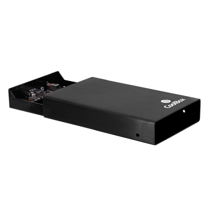 CoolBox CAIXA/CARCAÇA HDD 3.5" SCA-3533 USB3.2 GEN1 ALUMÍNIO PRETO