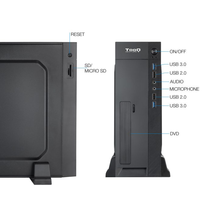 TooQ Slim Micro-ATX Case