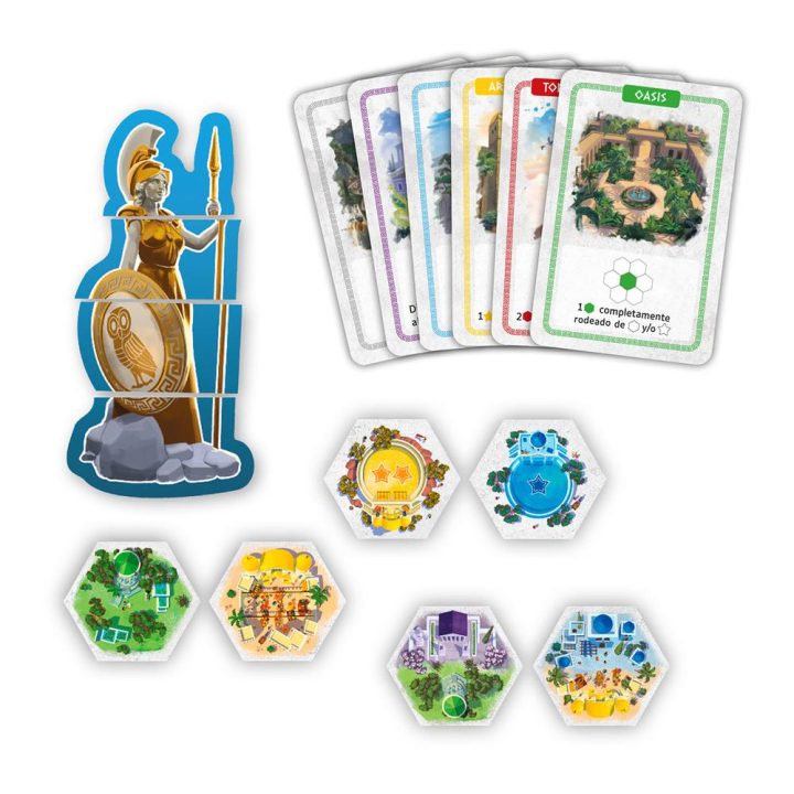 Devir Jogo de tabuleiro Akropolis expansão Atena (BGAKROATSP)