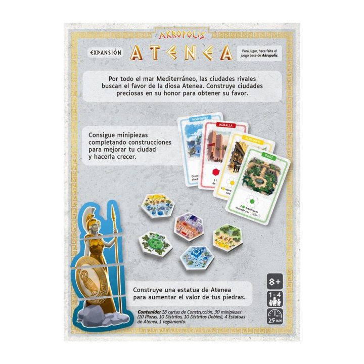 Devir Board Game Akropolis Expansion Athena (BGAKROATSP)