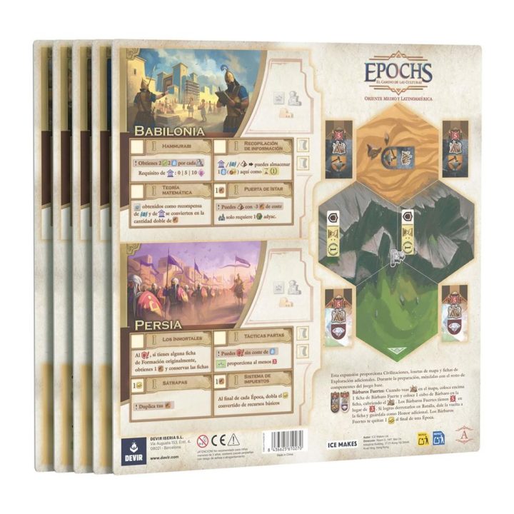 Devir Jogo de tabuleiro Epochs expansão: Médio Oriente e América…
