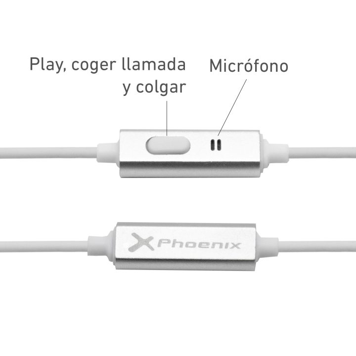 Phoenix technologies Auriculares topsound com mãos-livres brancos