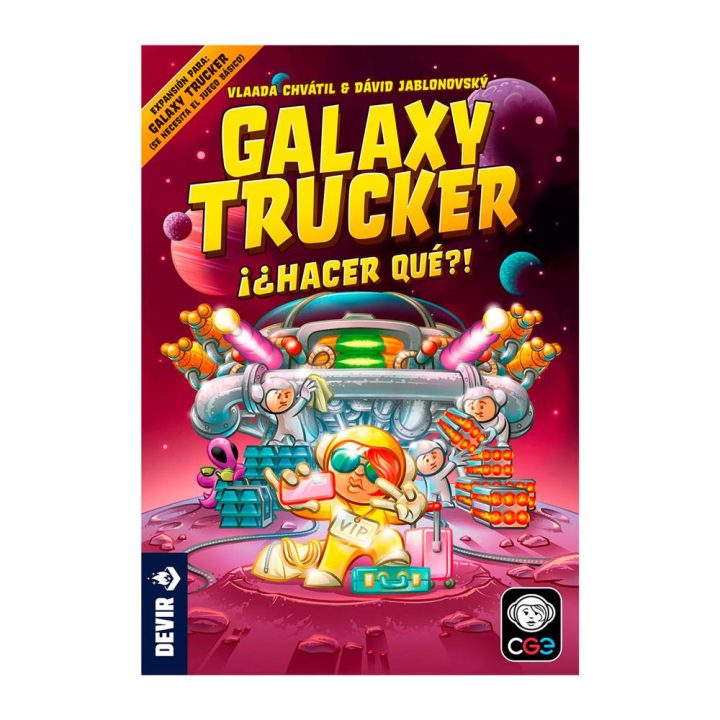Devir Expansión galaxy trucker ¿¡hacer qué?! (BGLAXYEX2SP)