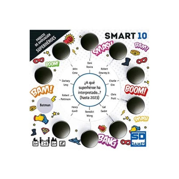 Sd games Smart 10: super-heróis pacote de expansão (SDGSMAR1008)