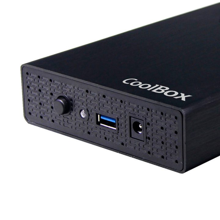 CoolBox CAIXA/CARCAÇA HDD 3.5" SCA-3533 USB3.2 GEN1 ALUMÍNIO PRETO