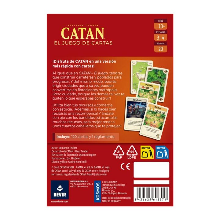 Devir Catán juego de cartas (BGCATCARSP)