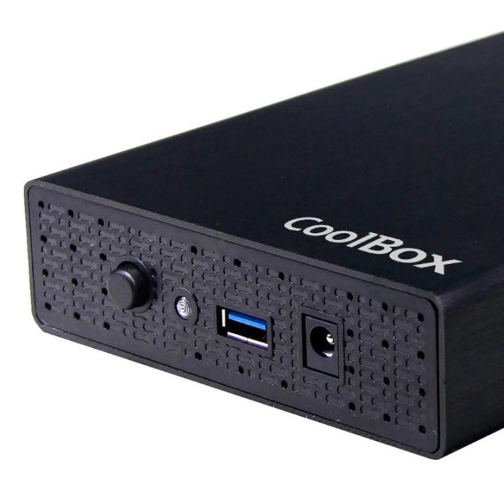 CoolBox CAJA/CARCASA HDD 3.5" SCA-3533 USB3.2 GEN1 ALUMINIO NEGRO