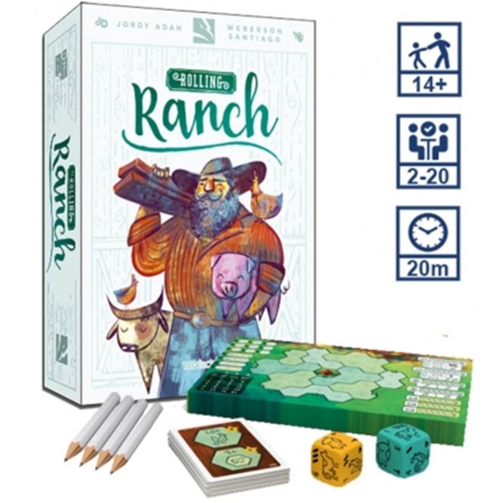 Jogo de mesa Rolling Ranch em espanhol PEGI 12