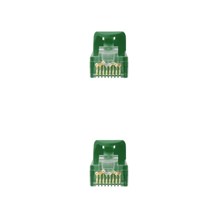 Nanocable Cat.6A UTP AWG24 RJ45 Patch Cable LSZH, Green, 1.0m