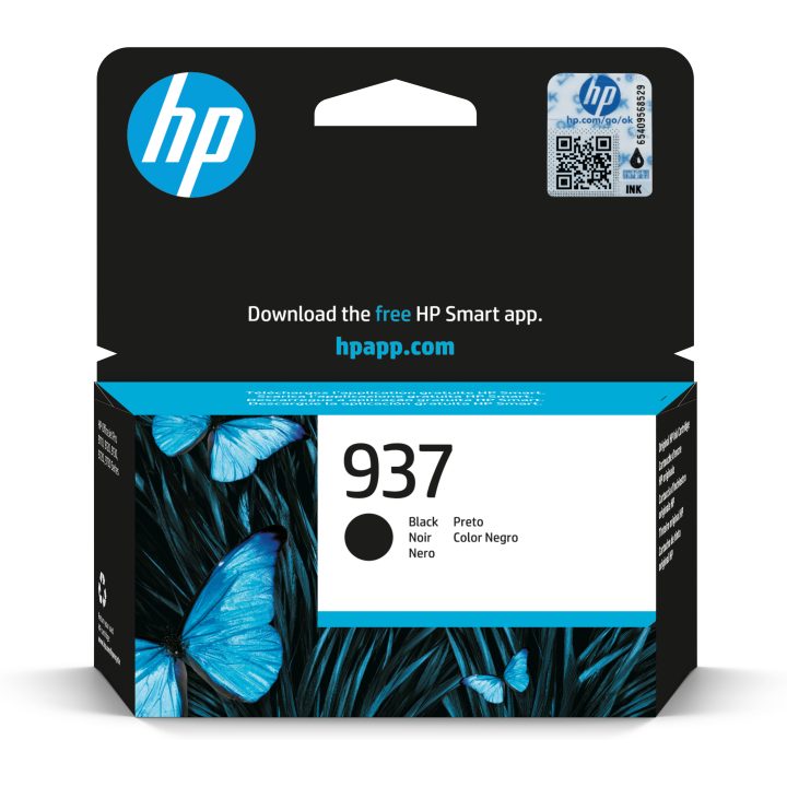 HP Cartucho de Tinta Original 937 preto
