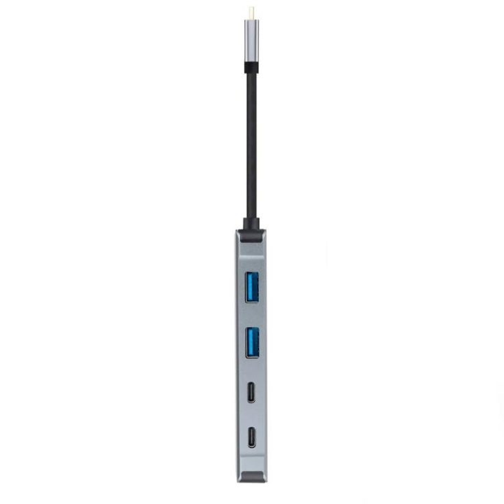 Nanocable HUB USB-C 6 em 1, Conversor USB-C 3.2 GEN1 5G para 2 x…