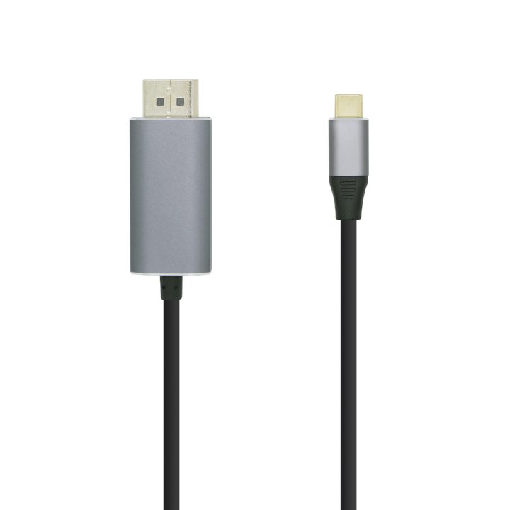 AISENS Cabo conversor USB-C para DisplayPort 4K@60HZ, USB-C/M-DP/M…