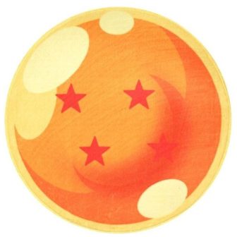 SD Toys Dragon Ball 4-Star Ball Rug 60x60cm (SDTDRB26042)