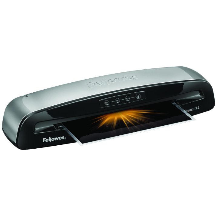 Fellowes Saturn 3i Cold/Hot Laminator 300 mm/min Black, Silver