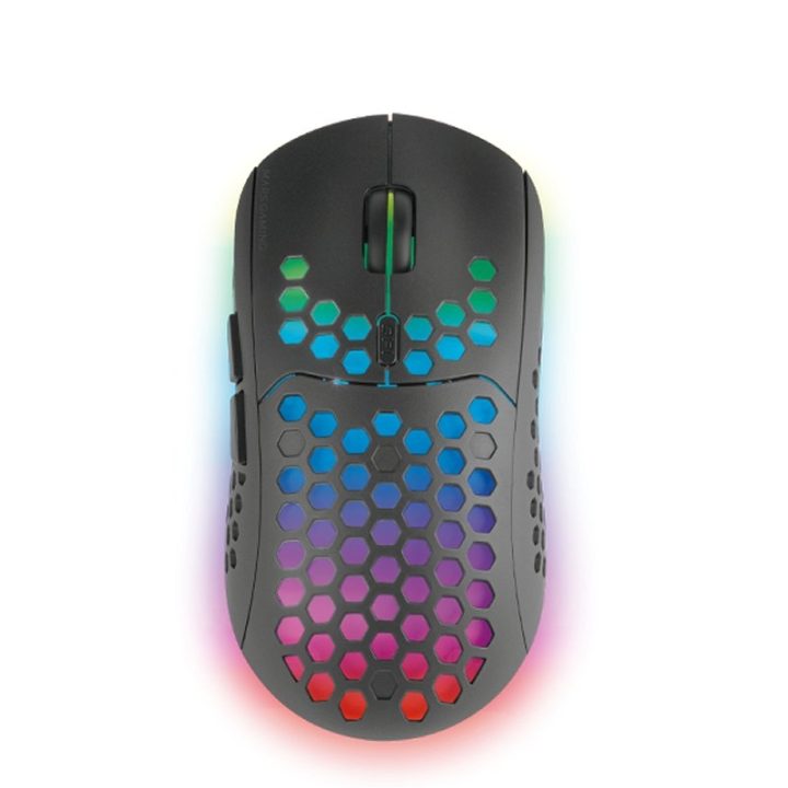 Mars Gaming MMW3, Ratón Gaming Inalámbrico, RGB Flow, Ultraligero…