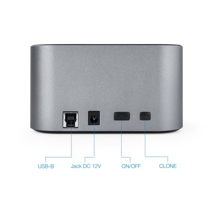 TooQ TQDS-805G USB 3.2 Gen 1 (3.1 Gen 1) Type-B Aluminum Hard Drive…
