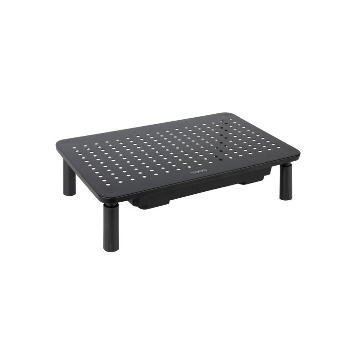 TooQ Suporte Elevador Multiusos para Monitor/Portátil, Preto