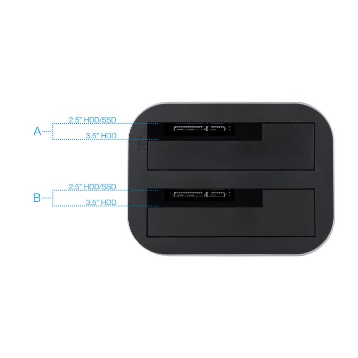 TooQ TQDS-805G base de conexão para disco rígido USB 3.2 Gen 1 (3.1…