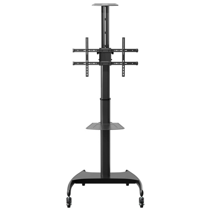 AISENS Soporte de Suelo ECO con Ruedas y Manivela, Bandeja para DVD y…