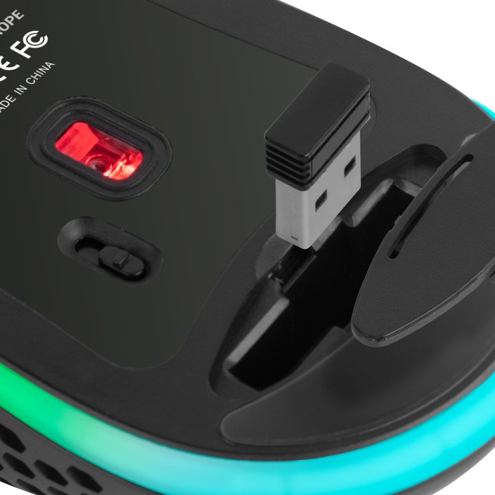 Mars Gaming MMW3, Wireless Gaming Mouse, RGB Flow, Ultralight 79g…