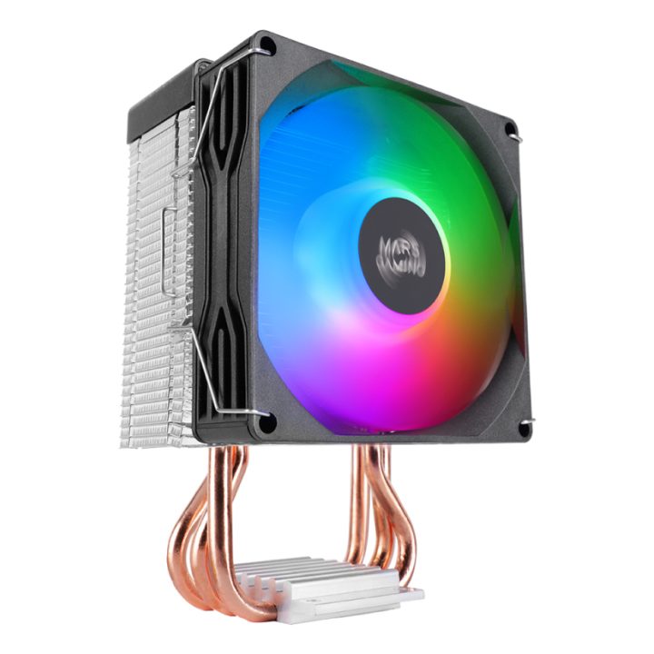 Mars Gaming MCPU-X3 CPU Air Cooler 9 cm Black 1 piece(s)