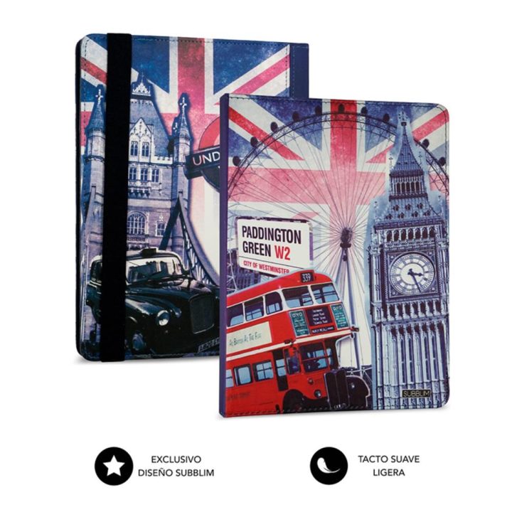Funda + teclado Subblim keytab USB-C 10.1 pulgadas england…