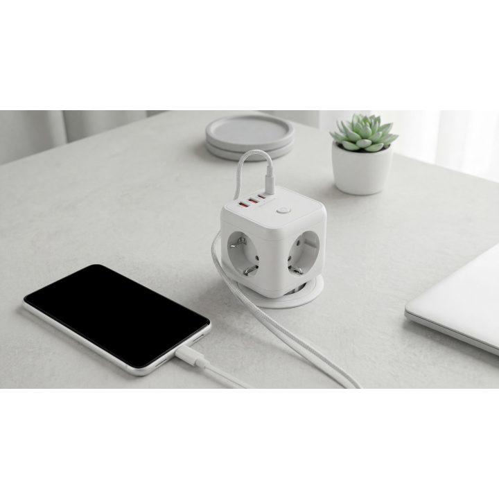 Mars Gaming MDCUBE20W Mobile Device Charger White