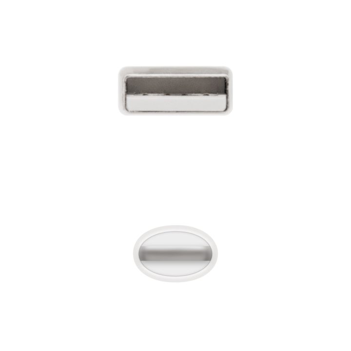 Nanocable Cabo Lightning para USB-A, Lightning/M -USB A/M, Branco, 50…