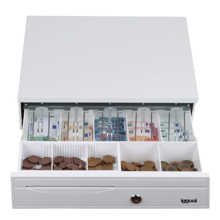 iggual IRON-30PW 5+5 Cash Drawer Pure White