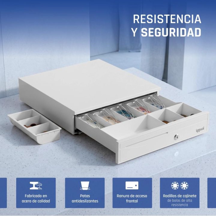 iggual Gaveta de moedas IRON-30PW 5+5 Branco Puro