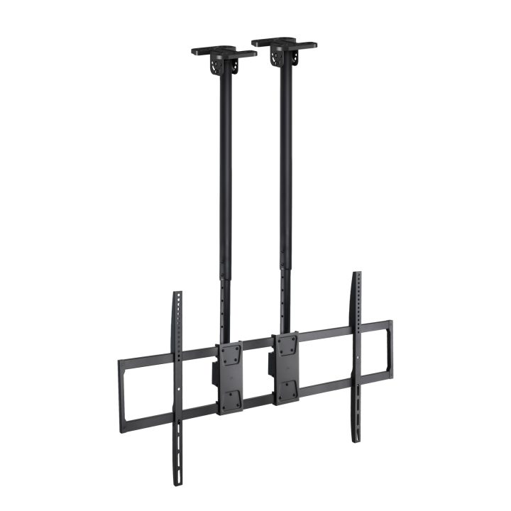 TooQ Suporte de Teto Extensível com duplo mastro para Ecrãs 60”-120"…