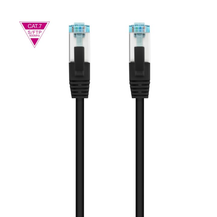 Nanocable Cat.7 Network Cable 600MHz LSZH SFTP PIMF AWG26, Black, 2 m