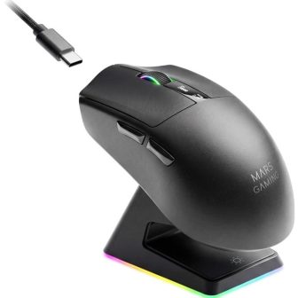 Mars Gaming MMWELITE Right-Handed Bluetooth Optical Gaming Mouse…