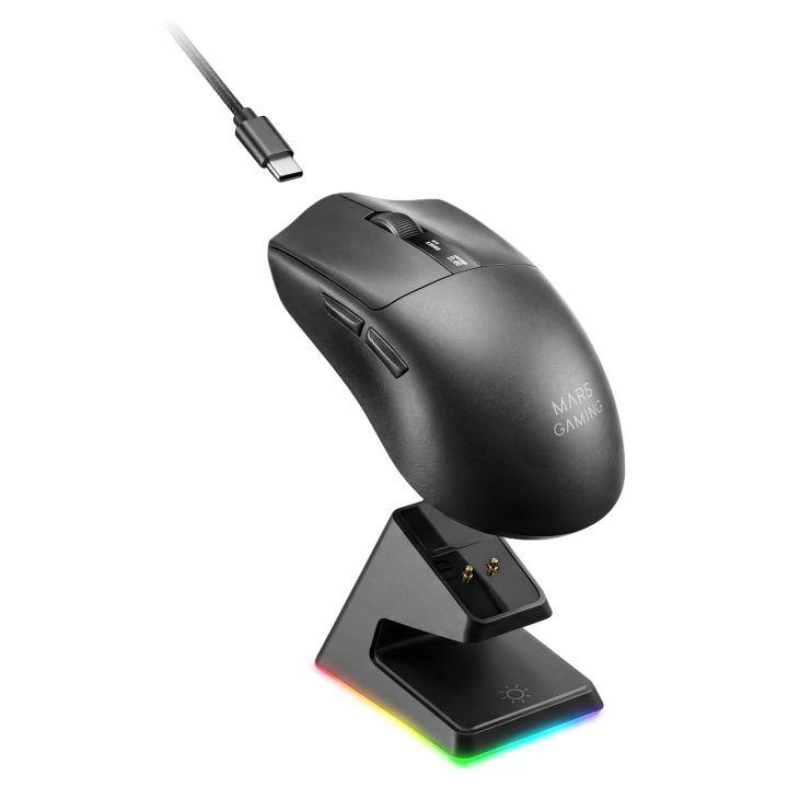 Mars Gaming MMWELITE Right-Handed Bluetooth Optical Gaming Mouse…