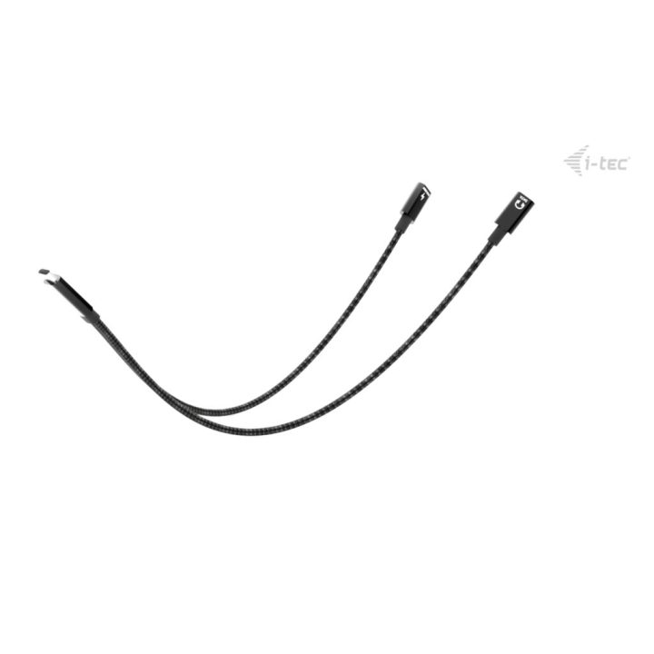 i-tec USB-C Cable Splitter Audio/Data + Power Delivery 100W