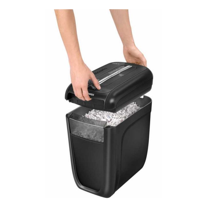 Fellowes 60Cs triturador de papel Corte cruzado 72 dB 23 cm Negro