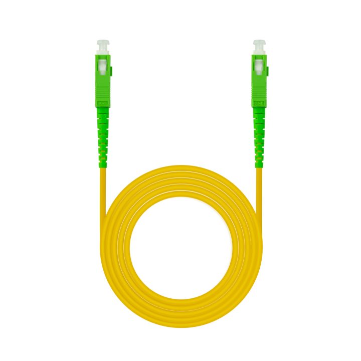 Nanocable 10.20.0005 Cabo de fibra óptica e InfiniBand 5 m SC Amarelo