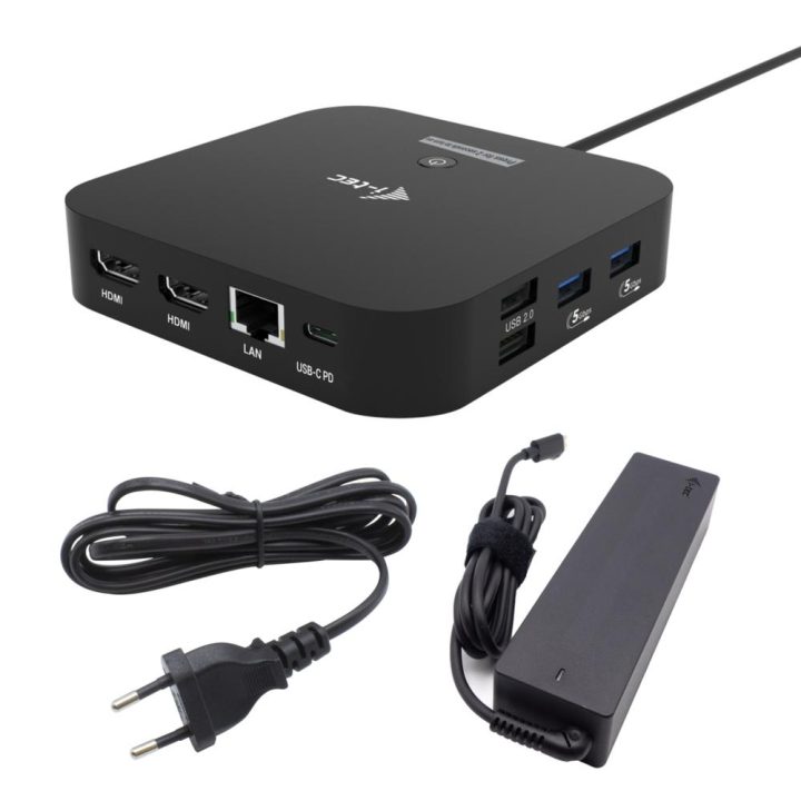 i-tec USB-C Dual HDMI Docking Station with Power Delivery 100 W +…