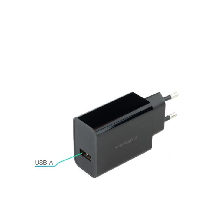 Nanocable USB Charger, 5V/2.1A, Black