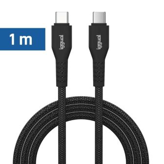 iggual Cabo USB-C para USB-C 60W 3A 100 cm trançado