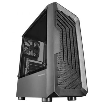 Mars Gaming MC-2000, Mid-Tower ATX Case, Full Side Window, Mesh Front…