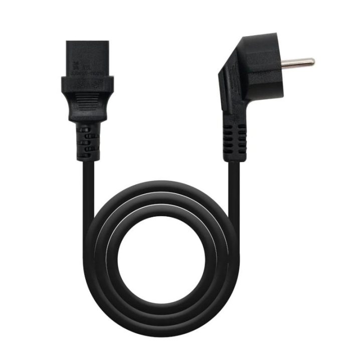 Nanocable CPU Power Cable, CEE7/M-C13/H, Black, 2 m