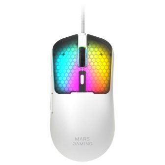 Mars Gaming MMVIPERW ratón Juego Mano derecha USB Type-A + USB Type-C…